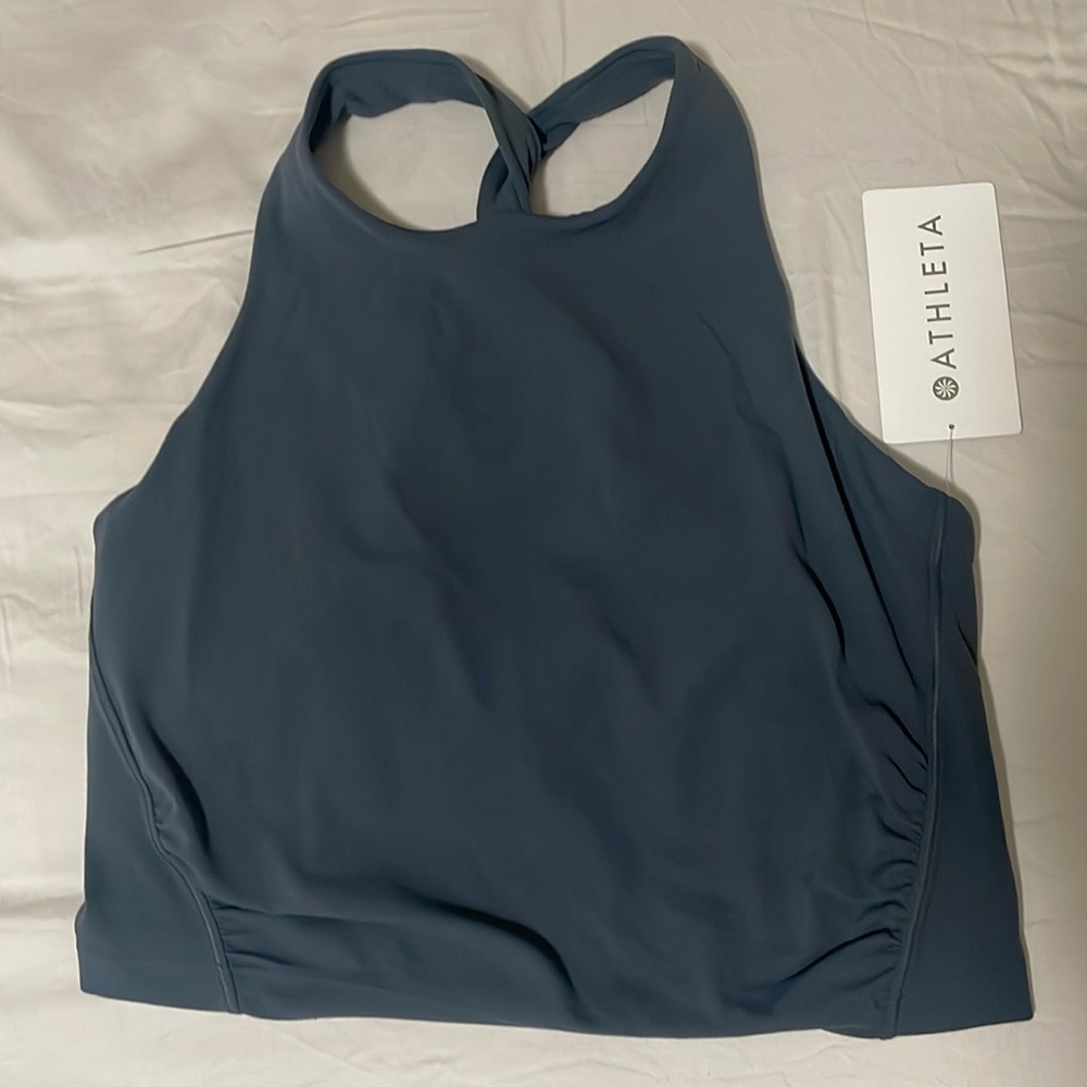 Athleta conscious twist crop bra